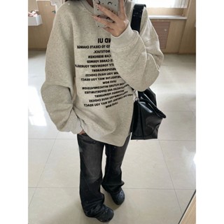 一萬個推薦！衛衣 大學t 圓領衛衣 長袖上衣 美式復古衛衣 oversize 美式大學t 大學t長袖 重磅大學t 秋冬款
