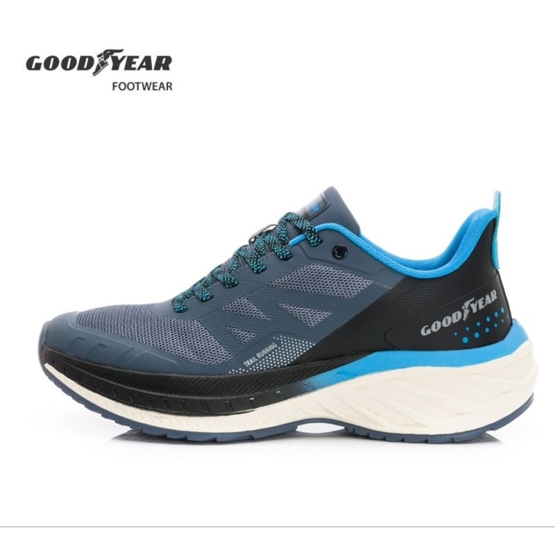GOODYEAR 固特異男鞋 GAMR43276 透氣散熱 回彈柔軟緩震 足弓支撐夜間反光 抓地耐磨越野慢跑鞋