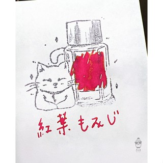 百樂 Iroshizuku色彩雫IRO墨水系列 「紅葉」5ml分裝 / 鋼筆教科書推薦