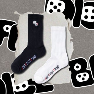 【GSELECT】Best Foot Friend - Dice Socks 刺繡 骰子 襪子 圖案 bff