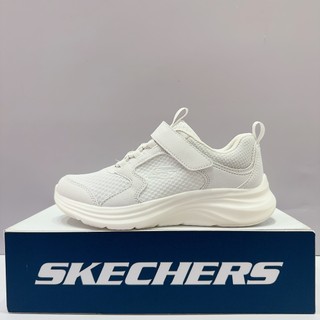 SKECHERS VAPOR FOAM 中童 白色 記憶鞋墊 寬楦 運動 慢跑 休閒鞋 404003LWHT