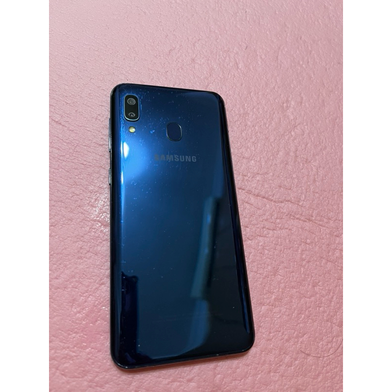 二手良品三星 Samsung Galaxy A20 功能正常單機 二手機 32G工作機備用機SM-A205GN/DS藍色