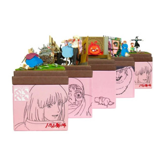 [小樂]蝦皮代開發票日版 sankei 吉卜力 宮崎駿 霍爾的移動城堡 蘇菲 霍爾 荒野女巫 卡西法 紙模型 紙劇場