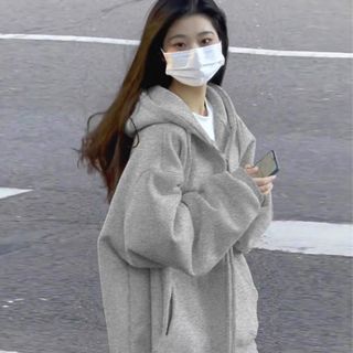 衛衣外套女 秋冬款拉鍊開衫 連帽衛衣 帽t 大學t 秋天女裝外套 女生外套 運動外套 連帽外套 長袖上衣