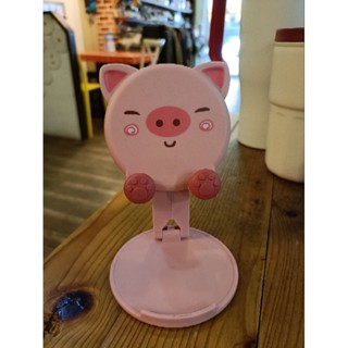小豬造型 手機架 手機架