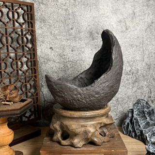 (新上架) 【現貨】仿古 異形 組合 粗陶 無釉 透氣 作舊 中式 手工 陶盆 植木 缽 花盆 塊根盆 嚴龍 花器