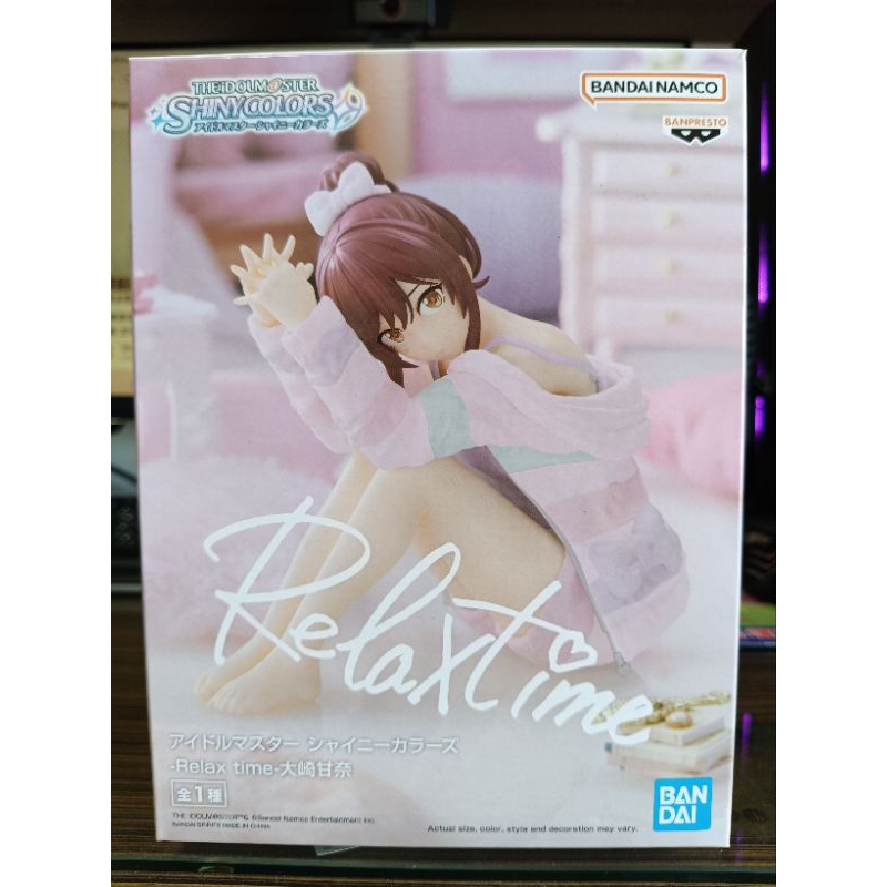 偶像大師 閃耀色彩 RELAX TIME 大崎甘奈 公仔 未拆封 全新 正版