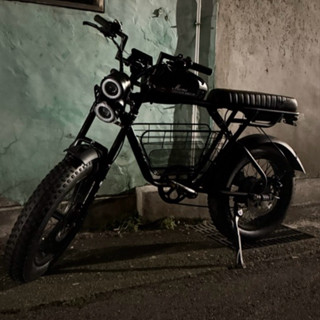 全人類購物-復古電動輔助自行車 胖胎電輔車 雙燈款 cafe風 都可客製化改裝