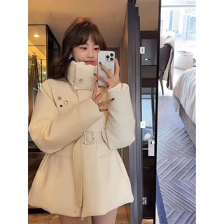臺灣出貨 免運 麵包外套女 羽絨外套女 冬季新款時尚法式小眾設計高階感秋冬外套 名媛氣質顯瘦新款棉服外套女 防風外套