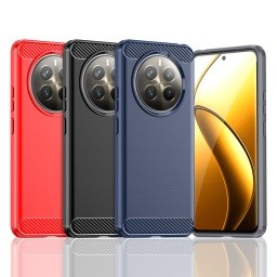 realme 12 5G 碳纖維 防摔手機殼 Realme12 5G 保護殼 realme 12 5G 手機殼 鋼化玻璃