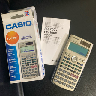 CASIO財務型計算機FC-200V（二手）