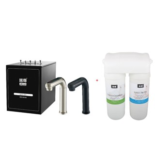 【NEXWATER 諾得】廚下型冰溫熱(氣泡水)飲水機淨水器組 NEX-680BN/BK+24.2.281-200A