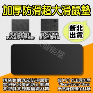 加厚防滑超大滑鼠墊 桌墊 防水墊 電腦桌墊 辦公滑鼠墊 鍵盤滑鼠墊 電競滑鼠墊 加大滑鼠墊 橡膠墊 止滑墊 小米有品
