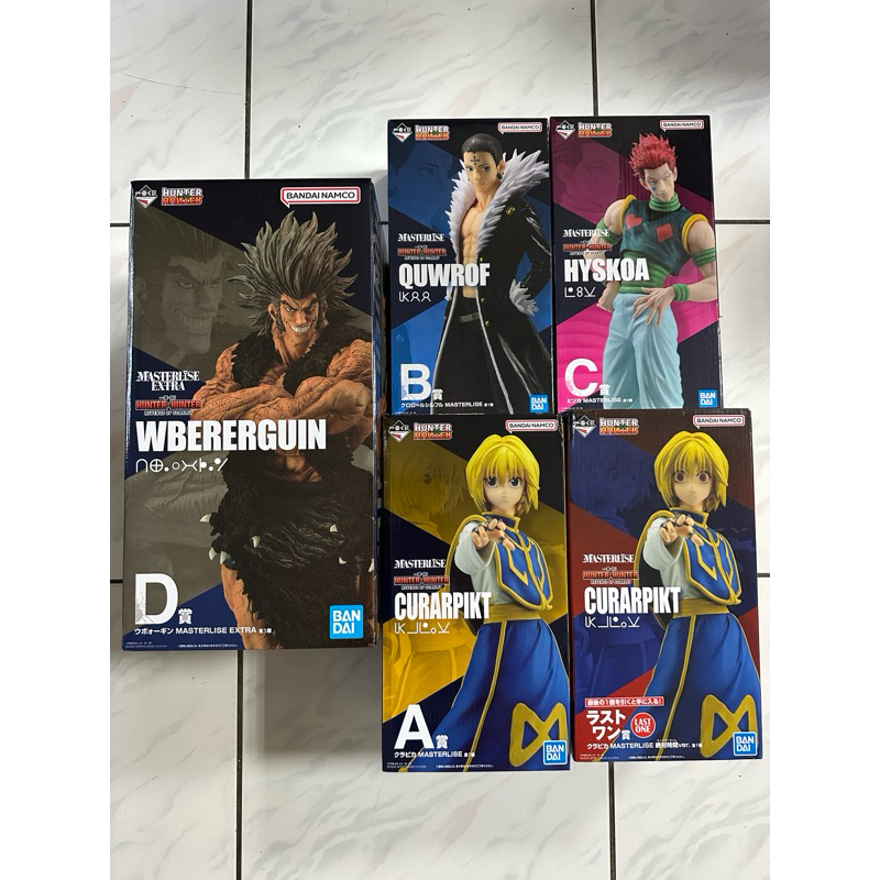 日版 獵人一番賞 REVENGE OF SCARLET  A賞 酷拉皮卡 B賞團長 C賞西索 D賞窩金 最後賞 酷拉皮卡