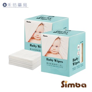 【小獅王辛巴Simba】嬰兒乾濕兩用巾(80抽) 紙巾 隨機出貨 禾坊藥局親子館