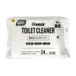 【JPGO】日本製 昭和紙工 廁所.馬桶 99%除菌 清潔濕紙巾 24枚入~薄荷香