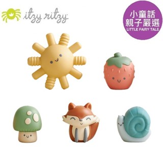 【小童話親子嚴選】 美國 Itzy Ritzy 軟Q繽紛洗澡玩具 手指玩偶5件組 洗澡玩具 玩具