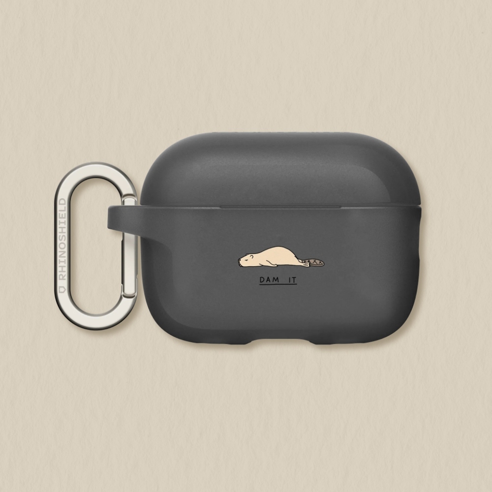 犀牛盾 適用Airpods 4/3/2/1/Pro/Pro 2 防摔保護殼∣ilovedoodle系列/海狸