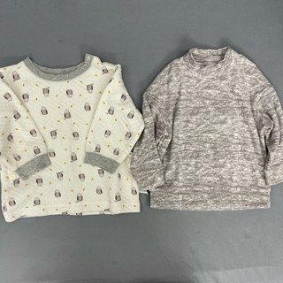 uniqlo 嬰幼童 刷絨 長袖上衣 長褲 破洞牛仔褲 運動套裝 運動服