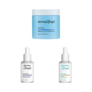 【護妍天使】益菌生積雪草保濕爽膚棉65片入／保濕修復極效精華30ml／三重酸煥膚極效精華30ml｜DS022676