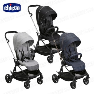 chicco-One4Ever Lounge 全能秒收雙向輕量手推車(月影灰/寶石藍/優雅黑)