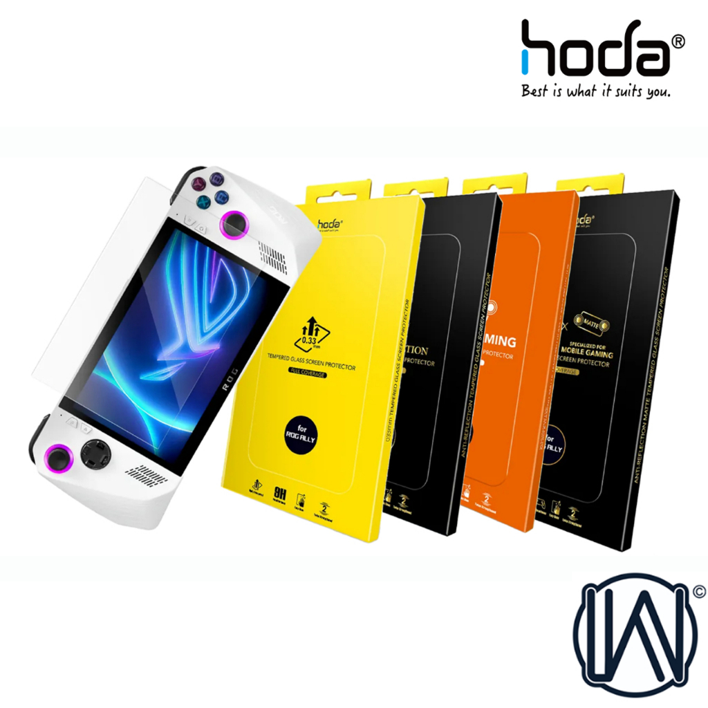 隔日到貨 HODA 華碩 ROG Ally X ASUS 高透亮面 霧面 AR 抗反射玻璃保護貼