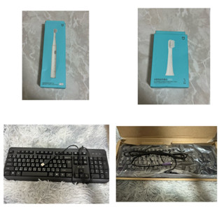 3C-米家電動牙刷/牙刷頭/體感遙控器/迷你無線鍵盤/HP-PS2接頭.USB接頭薄膜鍵盤膜鍵盤/USB隨身風扇