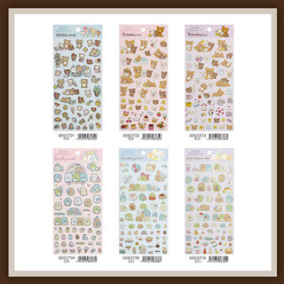 【玲園店】San-x 拉拉熊 角落生物 閃亮角色貼紙【 拉拉熊、角落小夥伴】日本10月文具