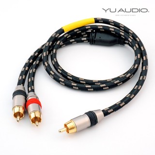 【台灣現貨 平價好聲】rca轉2RCA 重低音 一分二 非美國怪獸Monster 音源線 RCA to 2RC
