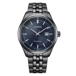 CITIZEN 星辰(BM7567-50L) GENTS 亞洲限定款 光動能 不鏽鋼紳士腕錶-藍41mm