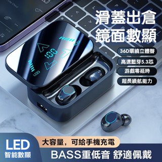 現貨隔日達🔥數顯螢幕耳機 超長續航 大電量 入耳式耳機 可充電耳機 無線耳機 電競耳機 無限耳機 螢幕耳機 藍芽耳機