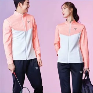 新款羽球服外套 網球服外套 男女長袖外套 秋冬保暖透氣 運動長褲套裝 舒適外套