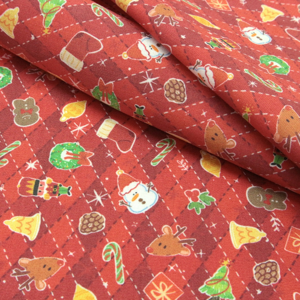 布哥哥商店 - 薄棉布 - 耶誕風小可愛