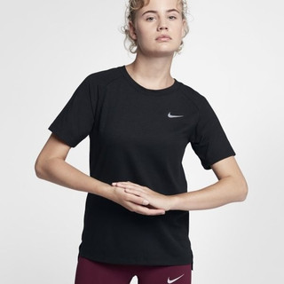 NIKE TAILWIND 女裝 短袖 慢跑 透氣 黑 890192-010 【S.E運動】