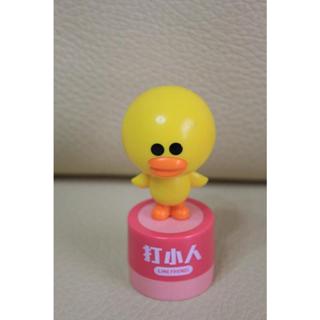 7-11 統一超商 LINE FRIENDS 開工大吉 超療癒公仔滾輪章 招財搖搖滾輪章 莎莉打小人 二手