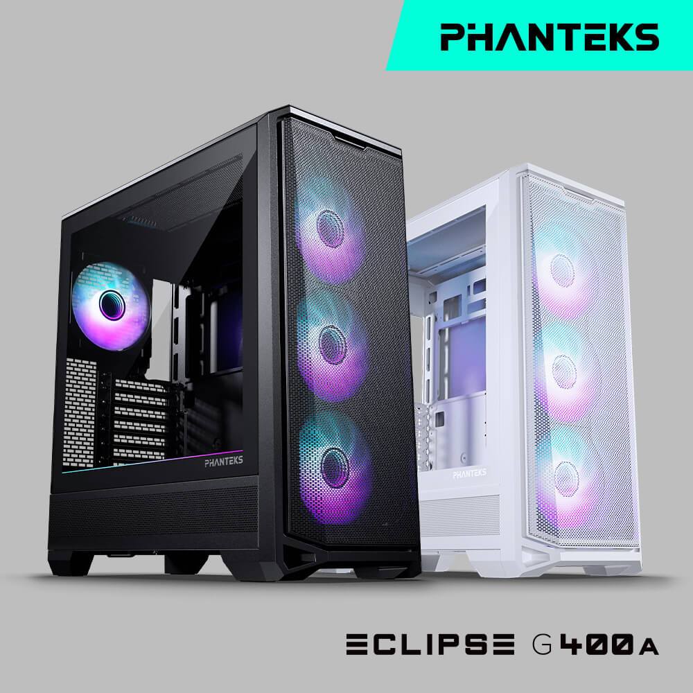 Phanteks	追風者 G400A中塔機殼/鋼化玻璃/ARGB/支援背插式主板(預裝4個140mm風扇)