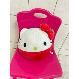 hello kitty 鈴鐺娃娃 抱枕 靠枕 娃娃 娃娃機 圓球娃娃 卡通