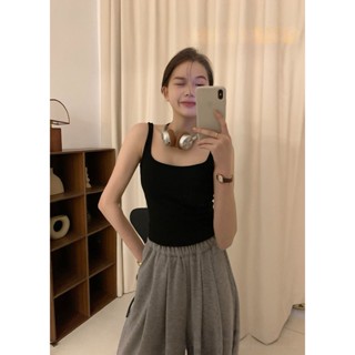 細肩帶小可愛 方領小可愛 素色小可愛 羅紋小可愛 固定杯小可愛 棉質小可愛 韓系小可愛 內搭小可愛 臺灣出貨 臺灣賣家
