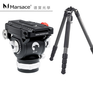 Marsace SV-35 + Marsace MT-3542SV 獵隼油壓雲臺 平座版 飛羽 攝錄影器材 拍鳥 錄影
