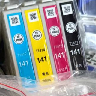 裸EPSON T1414/141/原廠T141E320/ME340/82WD/900WD/940FW/960FWD墨水