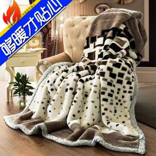 【廠家直發】毛毯 法蘭絨 暖暖被 法蘭絨毛毯 羊羔絨毛毯 7斤珊瑚絨秋冬季加厚雙層拉舍爾毛毯 單雙人毯子宿舍床單被☆卡馳