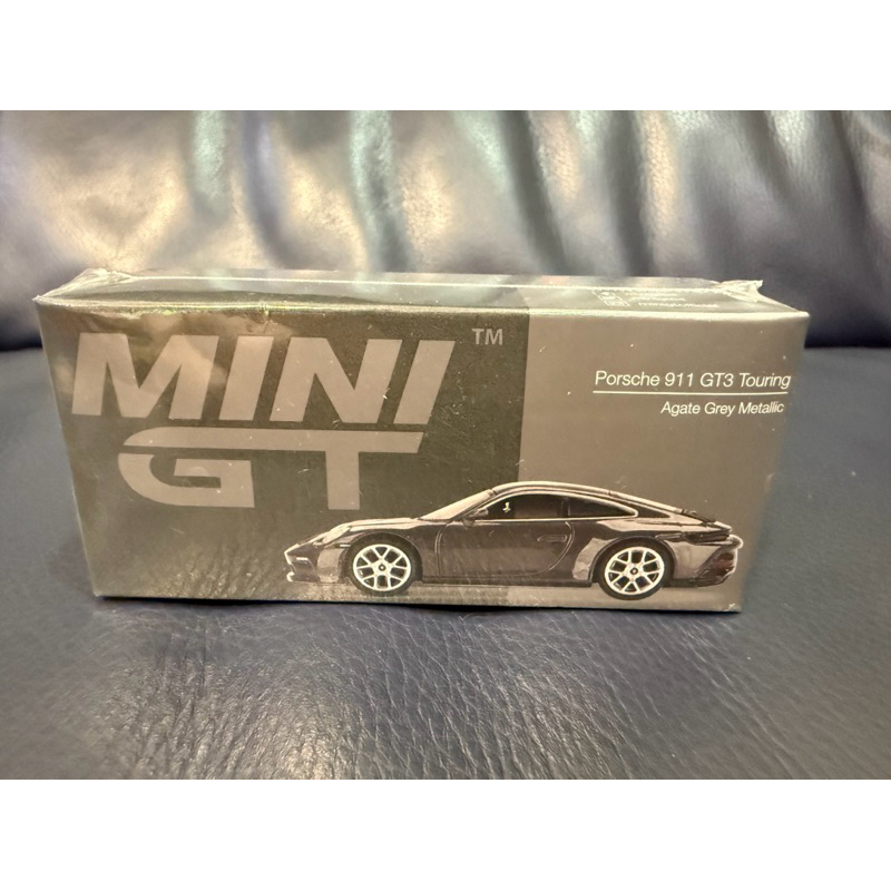 MINI GT No.373 Porsche 911 GT3 Touring Gray(全新未拆）