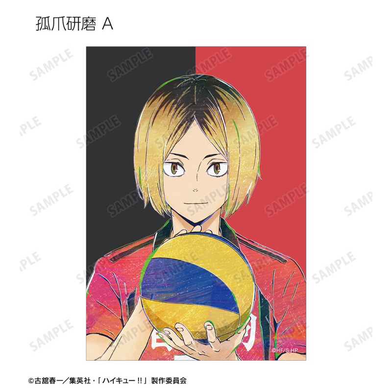新品【ハイキュー!!】排球少年Ani-Art第6弾相卡。孤爪研磨 A款。孤爪研磨 B款