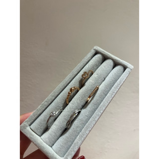 二手專櫃貨潘朵拉pandora純銀玫瑰金戒指