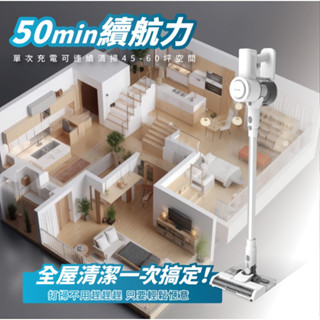 雙重拍打消滅過敏原 DIKE 無線手持吸塵器 全配HCF110WT 含塵蟎頭 淨速吸 SGS除蟎認證 洗地機 長效續航力