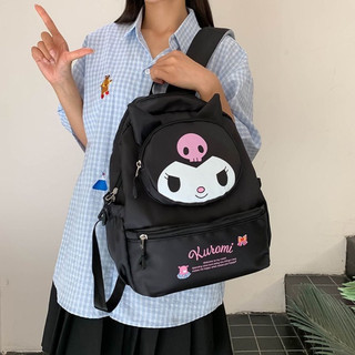 卡通雙肩包 背包 女 庫洛米後背包 HelloKitty可愛書包雙肩包 學生書包 減負背包女生兒童紫色後單肩包 手提包