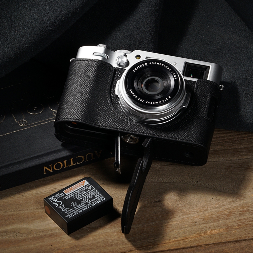 【Martin Duke 】FUJIFILM X100VI 頂級牛皮相機底座 相機皮套 快拆電池
