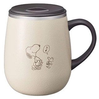 OKAIMONO SNOOPY 保溫瓶、水瓶、玻璃杯系列 - 史奴比 附蓋 不銹鋼 馬克杯 460ml