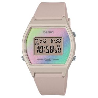 【CASIO】 漸變炫彩樹脂錶帶電子錶 35mm LW-205H -4A 臺灣卡西歐公司貨 保固一年
