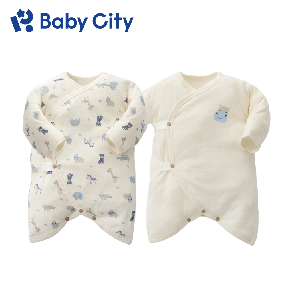 【Baby City 娃娃城】羊毛長袖初生兔裝（河馬好朋友／小河馬）